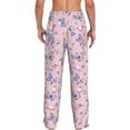 thumbnail image 3 of Goofa Butterfly Printed Soft Pajama Pants for Men, Wide Leg Comfy Casual Lounge Yoga Pants-Medium, 3 of 9