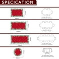 thumbnail image 6 of Christmas Snowman Tablecloth, Merry Christmas Table Cloth Waterproof, Winter Christmas Xmas Kitchen Table Decor for Dining Holiday Party 60x84 Inch Rectangle, 6 of 6
