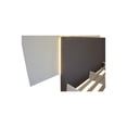 thumbnail image 4 of Best Master Naple Poplar Wood Cal King Platform Bed in Gray/Silver Line, 4 of 4