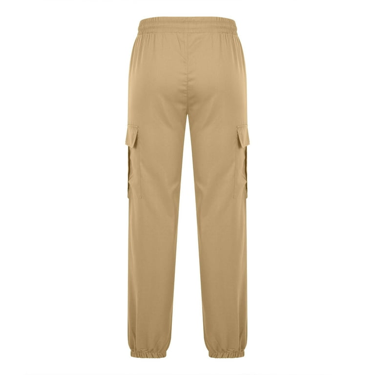 Bazeneo Cargo Trousers for Men Casual Work Pants with Pockets