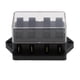 thumbnail image 1 of Caja de fusibles de hoja estándar de circuito de 4 vías de repuesto universal con tapa perfke Caja de fusibles, 1 of 6