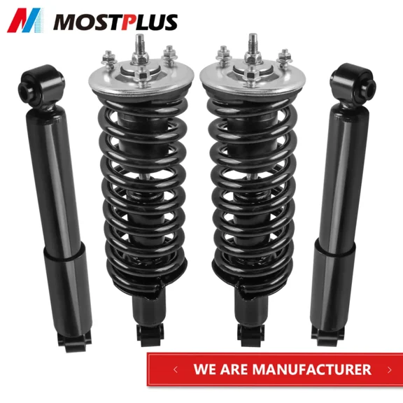 MOSTPLUS Set(4) Front Rear Shock Absorber Struts Assembly for 2005-2011 Nissan Pathfinder