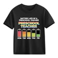 thumbnail image 4 of Hauts à Manches Courtes pour Filles T-Shirt à Imprimé Graphique Haut Décontracté pour Enfants 1 Pce, 4 of 9