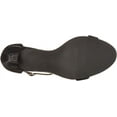 thumbnail image 4 of BANDOLINO Womens Black Padded Madia Round Toe Kitten Heel Buckle Dress Sandals 8 M, 4 of 8
