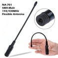 thumbnail image 1 of Antena flexible de radio de doble banda 144/430MHz NA-701 SMA-macho para Yaesu 678R Tmvgtek 1fn2yk5hs1kg5bj5, 1 of 7