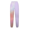 thumbnail image 4 of Ahdbta Womens Baggy Sweatpants Trendy Tie Dye Print Straight Leg Pants Drawstring Elastic Waist Pants with Pockets, 4 of 4