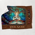 thumbnail image 4 of Namaste Green - Personalized Yoga Blanket, 4 of 7