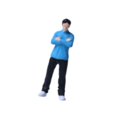 thumbnail image 4 of TISHITA 1/64 Diorama Figures Men Model for Model Car Displays Doll House Decorations Blue, 4 of 8