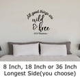 thumbnail image 2 of All Good Things Are Wild And Free Thoreau Wall Decals for Walls Peel and Stick wall art murals Black Medium 18 Inch, 2 of 2