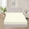 thumbnail image 6 of Fitted Sheet 800 Thread Count 100% Egyptian Cotton 1-Piece King Size (78" x 80") Inch 22-Inch Deep Pocket, All-Around Elastic Ivory Stripe, 6 of 6