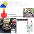 thumbnail image 3 of Paquete de 6 aspersores de riego de plantas de plástico con tapa de botella, se adapta a tapas de botellas de 28 mm, riego de semillas, plántulas, riego de jardín, 3 colores, rojo, verde, azul, 3 of 5