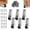 6PCS, variant on Vertical Sliding Door Roller Guide, Heavy Duty Anti-Wobble Bottom Track System for Barn Doors, Cabinets & Gates Hardware