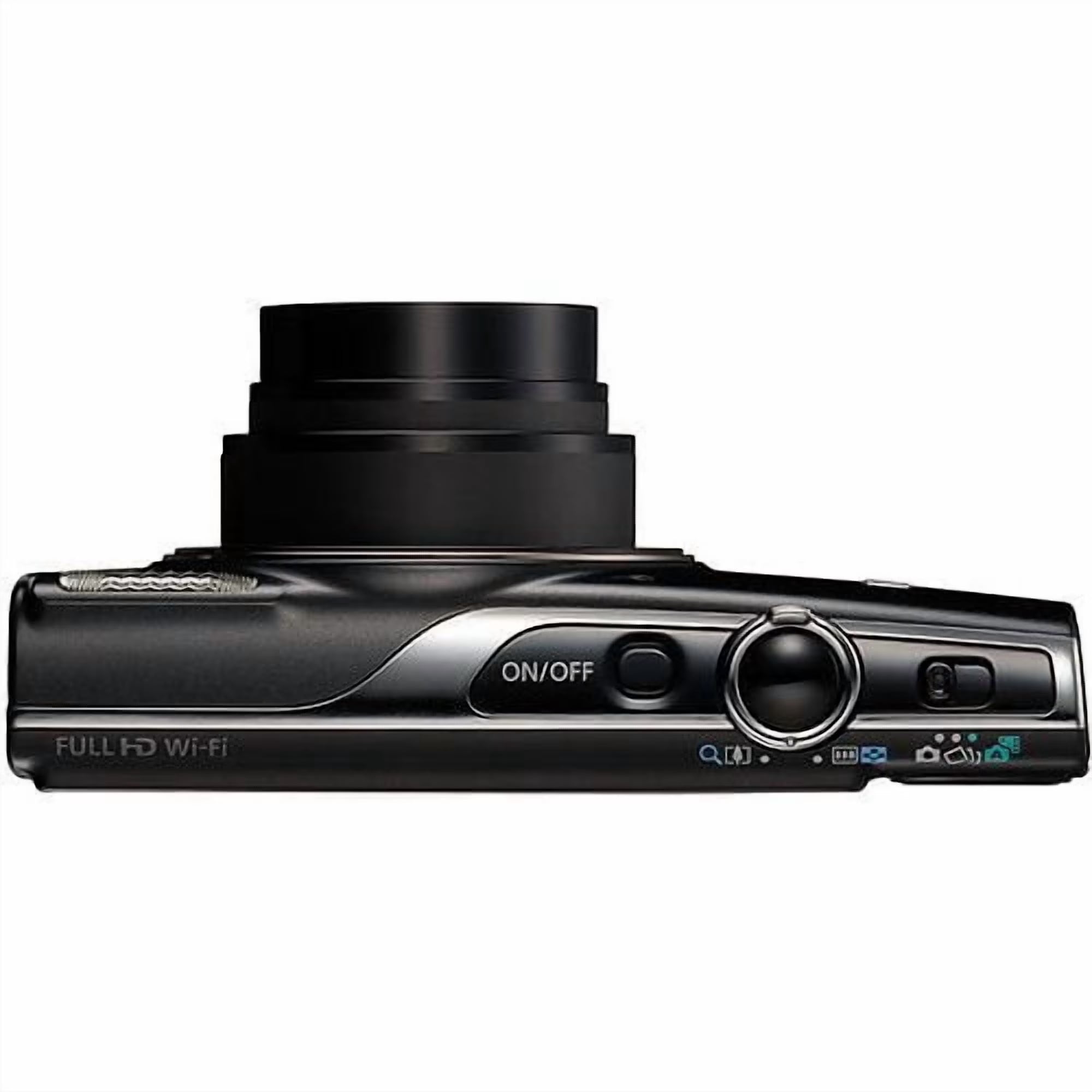 Canon PowerShot IXY 650 (ELPH 360) HS Digital Camera (Black) with