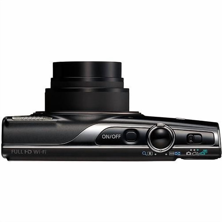 Canon PowerShot IXY 650 (ELPH 360) HS Digital Camera (Black) with