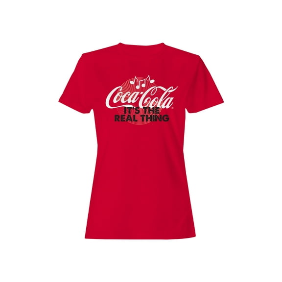 Officially Licensed Coca Cola Music: It's the Real Thing Women's T-shirt