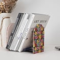 thumbnail image 6 of Lsque Daisies Flowers Printed Wood Bookends,Non-Skid Bookend for Shelves,Heavy Duty Support Bookends,Non-Slip Foam Pads for Office, Home, and Library,1 Pair, 6 of 8