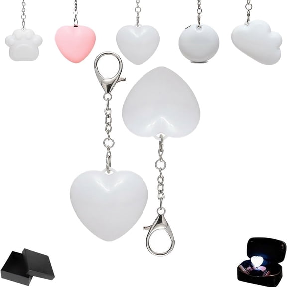 Heart-shaped purse/handbag touch-sensitive light, with automatic sensor, mini touch LED automatic illuminating light.