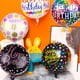 thumbnail image 5 of Globos de aluminio para fiesta de cumpleaños, 18 pulgadas, 50 unidades, QIYUSHRY, 5 of 7