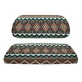 thumbnail image 2 of Pzuqiu Golf Cart Seat Cushion Cover Easy to Install, Compatible with Vehicle Outdoor, Golf Cart Seat Covers (Vintage Geometric Totems 2 Pack), 2 of 9