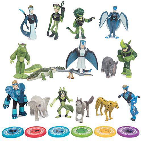 Swimmers Activate Creature Power Wild Kratts 4-Pack Action Figure Set 