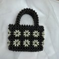 thumbnail image 4 of Bolsos y carteras tejidos con perlas Bolsos de hombro hechos a mano de marca de diseñador de lujo Tendencias de moda 2024 Bolsos cruzados, 4 of 5