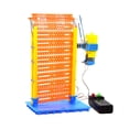 thumbnail image 2 of Proyecto de vástago de puerta de persiana enrollable eléctrica, montaje artesanal, juguete de aprendizaje hecho a mano multifuncional para niños de 3 Hugo Experimento de puerta rodante, 2 of 10