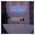 thumbnail image 4 of Letrero De Neón Feel Good Con Luz LED Y Atenuación USB Para Dormitorio, Sala De Juegos, Cumpleaños, Bar, Fiesta, Decoración De Pared, 40.6cmx14.5cm, 4 of 7