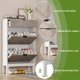 thumbnail image 4 of QinaQin Zapatero moderno con 2 compartimentos abatibles, repisa ajustable y cajón, mueble estrecho para guardar zapatos en entrada o pasillo, 4 of 8