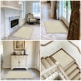 thumbnail image 3 of PURE ERA 2' x 3' Stair Tread Landing Mat Carpet Indoor Doormat Floor Mat Area Rug Self-adhensive Non-slip Back (Light Beige,24 in.x36 in.), 3 of 7