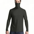 thumbnail image 4 of DeHolifer Men Women Summer Sun Protection Shirt UPF 50+ Long Sleeve Ice Silk Shawl Outdoor Unisex T-Shirt with Mask Dark Gray XL, 4 of 8