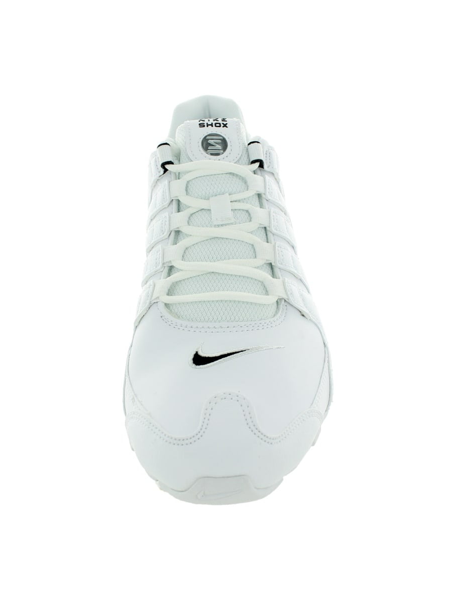 enchufe Dialecto Necesitar Nike Men's Shox NZ Running Shoe White / Black - White - 9.5 D(M) US -  Walmart.com