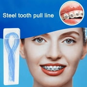 Floss Threaders,Deep Clean Floss for Braces, Bridges, and Implants