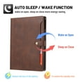thumbnail image 2 of Dteck for iPad Air 13 Inch Case M2(2024), iPad Pro 12.9 Case 2022/2021/2020/2018, Premium Front Pocket Leather Business Folio Stand Cover with Built-in Pencil Holder Auto Wake Sleep,Coffee, 2 of 6