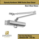 Dynasty Hardware 2-3/8" Backset Spring Latch (2 Pack) For Augusta/Spartan Passage & Privacy Levers