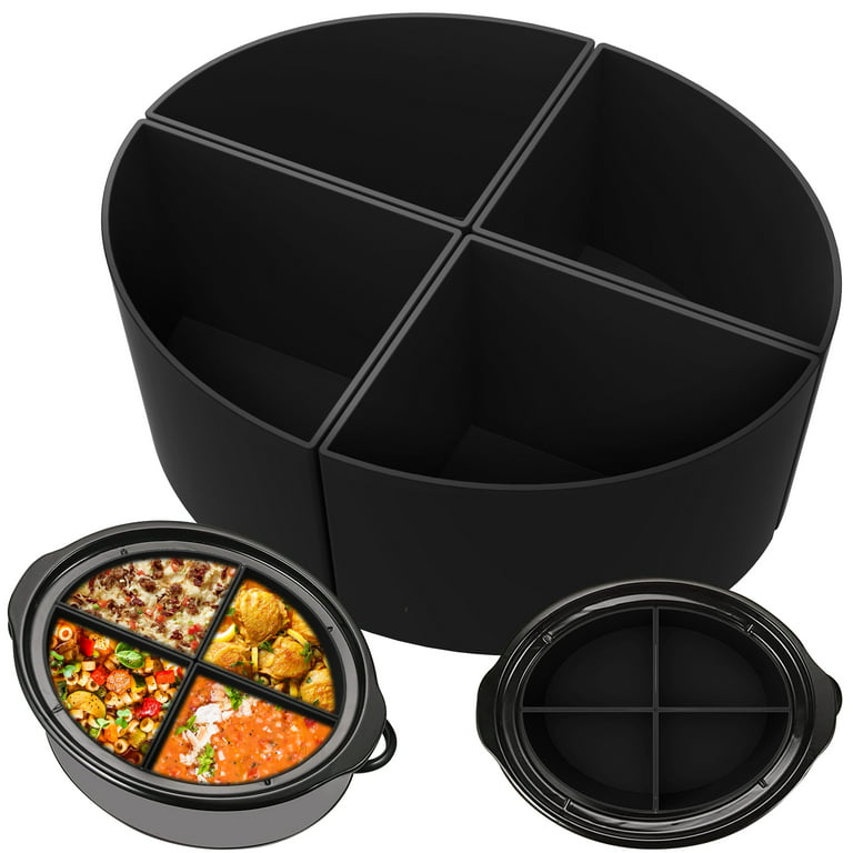 Jokapy 2 Pcs Silicone Slow Cooker Liners for 6-8 qt Pot, Reusable & Leakproof, Dishwasher Safe, Size: 47.5, Gray