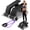 Gray/Black, variant on Air Stepper Exercise Machine with Resistance Bands,Compact Mini Stair Stepper for Workout, Adjustable Height,LCD ,Low- Cardio Trainer,300 lb Capacity