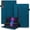 Peacock Blue, variant on DWaybox Tablet Case for Lenovo Legion Y700 (Gen 5) 8.8 inch 2026 Model TB323FU, Retro PU Leather & TPU Hybrid Shockproof Cover with Kickstand, Card Slots, Anti-Slip Grip Strap -Red