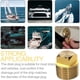 thumbnail image 3 of Speravity 2 unids/set accesorios para barcos tapón de drenaje Compatible duradero para una fácil instalación drenaje de barco de latón Bombillas para automóviles, 3 of 6
