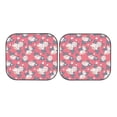 thumbnail image 4 of Picia Rose Flowers 2 Piece Car Windshield Sun Shade Foldable | Foldable Sun Shield for Front Window Blocks UV Rays and Keeps Your Vehicle Cool-, 4 of 7