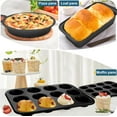 thumbnail image 2 of DONEPART 5-Piece Bakeware Set, Carbon Steel Non-Stick Baking Pans with Round/Square Cake Pan, Muffin Pan, Loaf Pan,Roast Pan, 2 of 8