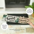 thumbnail image 3 of Evergreen Home Sweet Home Eucalyptus Sassafras Indoor Outdoor Switch Doormat 1'10"x10" Multicolored, 3 of 6
