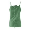 thumbnail image 4 of IMENGL Tank Tops for Women Sleeveless Adjustable Strappy Cotton and Linen Soft Casual Women's Slim-Fit Camisole,M-XXXL, 4 of 5