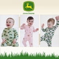 thumbnail image 3 of John Deere Tractor Zip Up Sleep N' Play Coverall Newborn to Infant, 3 of 4