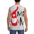 thumbnail image 4 of Pofeuu Gnome Home With A Cute Gnome Print Men's Muscle T-Shirt, Sleeveless, Muscle Tank, Classic Muscle Tee Top For Men Casual Sleeveless Muscle T-Shirt Trendy Clothes-X-Large, 4 of 7