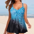 thumbnail image 2 of MKLEKYY Trajes De Baño Mujer Dos Piezas Beachwear Swimwear Padded Plus Swimsuit Print Size Swimjupmsuit Women Swimwears Tankinis Set, 2 of 6