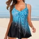 thumbnail image 2 of MKLEKYY Trajes De Baño Dama Beachwear Swimwear Padded Plus Swimsuit Print Size Swimjupmsuit Women Swimwears Tankinis Set, 2 of 6