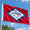 Arkansas, variant on Double Sided York State Flag 3x5 Ft Heavy Duty 3 Ply Durable Polyester Ny With Vibrant Print/4 Rows Hemming/brgrommets For Indoor