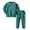 Green, variant on LYMAYTER Kids Girls Boys Tracksuit Outfit 2PCS Infant Zipslong Sleeve Long Sleeve Jacket and Casual Pants for 3 Months - 4 Years
