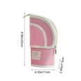 thumbnail image 3 of Expandable Pencil Case Telescoping Pen Pouches Retractable Standing Pencil Holder Storage Bag Travel Makeup Brush Holder, 3 of 6