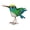 Hummingbird, variant on Regal Art & Gift Bird Decor 9" - Cardinal Metal 9" Statue Garden